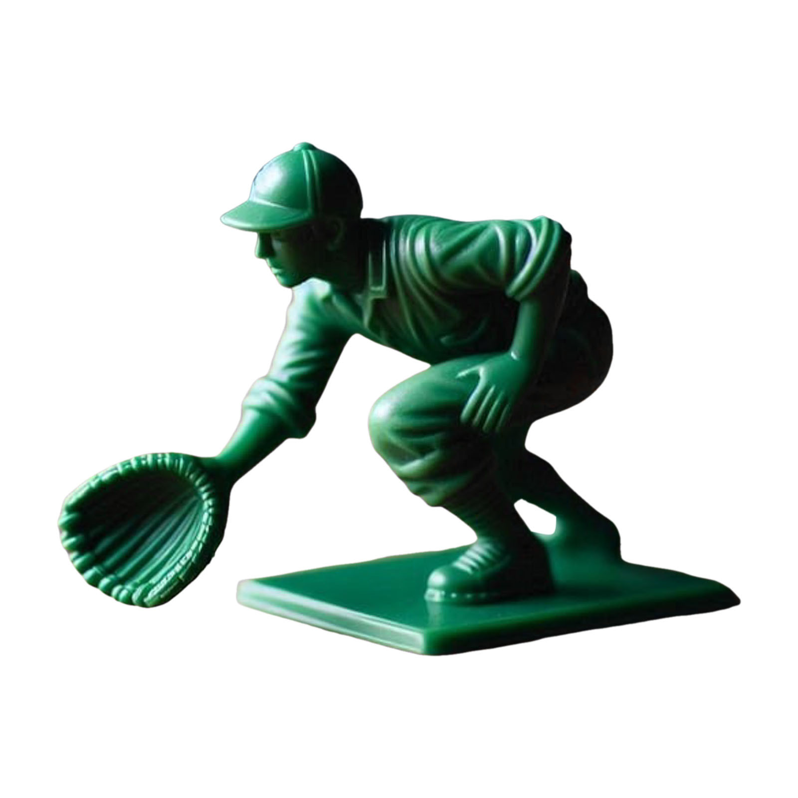 thumbnail image 2 of Interesante Soldado de Béisbol Verde Personaje Juguete Clásico Conjunto Estatua Jugador de Béisbol Novedad Mini Soldado Estatua Adecuado para la Decoración del Hogar Escritorio, 2 of 2